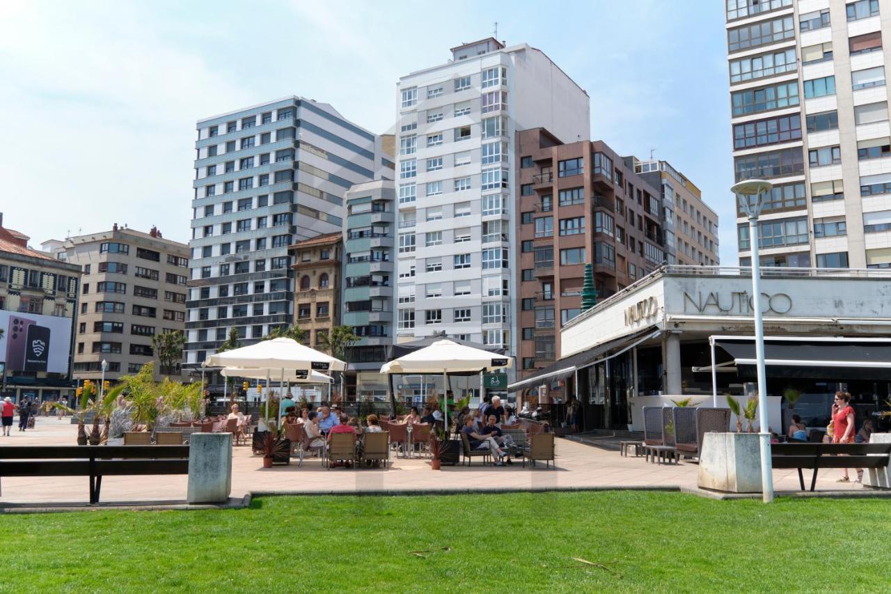 El Pixin - Apartamento De Gran Categoria En Gijón Buitenkant foto